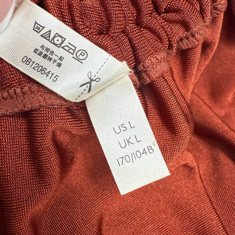 NWT Intimately Free People Meant To Be Women's Ruched Long Sleeve Bodysuit sz L - Picture 8 of 11